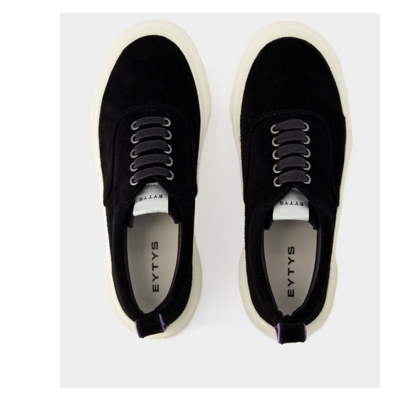 NIB: Eytys Mother Black Canvas Sneakers, size. 39 - Picture 3 of 6